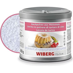 WIBERG Tartar Baking Soda - natūrali kepimo priemonė - kepimo soda be fosfatų ir cheminių priedų, 420 g