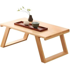 Zlsnoble Kavos staliukas Kavos staliukas Langų staliukas Balkono staliukas Japoniškas tatamio arbatos staliukas Tinka virtuvei Miegamajam Mažas valgomojo staliukas (60 x 35 x 29 cm)