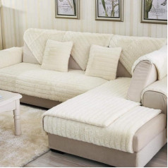 ‎Suuki Apsauginis sofos dangtelis, apsauginiai sofos dangteliai, kampinė sofa, sofos metimas, 2 / 3 / 4 sėdimųjų vietų šiluminiai sofos dangteliai, storas pliušinis sofos dangtelis, virtuvės / miegamojo / terasos sofos ženklas, sofos taupyklė 