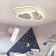YLFXL LED lubų šviestuvas Vaikų kambario šviestuvas lubų 42 cm lubų šviestuvas Vaikų kambario šviesa reguliuojamas su nuotolinio valdymo pulteliu 32 W šviestuvas Vaikų kambario lubų šviesos debesys gyvenamajam kambariui miegamajam