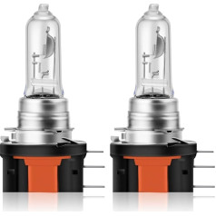 H15 halogeninė lemputė, 3000K geltonos spalvos 12V 15/55W priekinių žibintų lemputės Hi/Lo tolimųjų šviesų dienos šviesos lemputė, skirta automobilių halogeniniams žibintams pakeisti, 2 vnt.