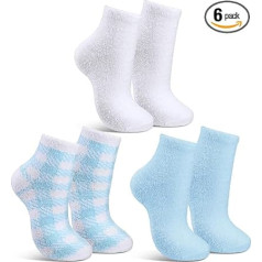 Tarpop 3 poros alavijo kojinių Drėkinamosios SPA kojinės sausoms sutrūkinėjusioms kojoms Įpūstos kojinės Gelis Miego kojinės Losjonas Kojinės Dovana Kalėdoms Moterys Vyrai Minkštas