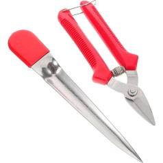 KONTONTY 2 dalių rotango pynimo įrankiai DIY rotango pynimo rinkinys DIY vytelių remontas medžio pynimo separatorius krepšelių remonto įrankis įrankiai krepšelių gamybai pasirinkite rotango krepšelius nerūdijantis plienas