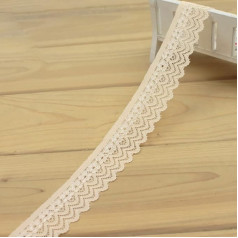 3 cm x 5 m Nėrinių juostelė juostelė Nėriniai Banguoti nėriniai siuvimo nėrinių audinys Tiulio nėriniai Dovanų juostelė Dekoratyvinė juostelė Aprangos apatinis trikotažas Scrapbooking Vestuvių plaukų aksesuarai, odos spalva