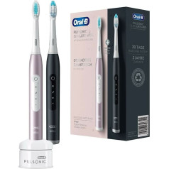 Oral-B pulsonic slim luxe 4900 rožinio aukso/matinės juodos spalvos