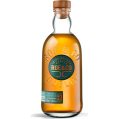 Roe & Co 13 Jahre Full Port Maturation | Vieno salyklo airiškas viskis | Cask Strength Edition | 56,9% vol | 700ml Einzelflasche |