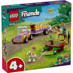 Lego bricks friends 42634 priekaba arkliams ir poniams