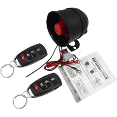 KACEPAR Universali automobilio signalizacijos sistema Apsaugos nuo vagysčių sistema su nuotolinio valdymo pulteliais, tinkanti DC12V automobiliams