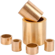 AUNANGLJSCS Messingbuchse, M3 M4 M5 M6 M8 M10 M12 M14 M16 Pulver Metallurgie Öl Lager Kupfer Hülse Reinem Kupfer Welle Hülse Buchse Dichtung Unterlegscheibe(10vnt. 4x8x8)