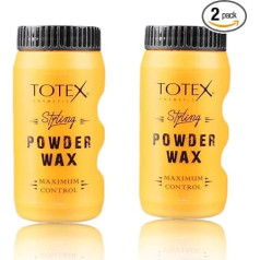 Totex POWDER WAX plaukų modeliavimo tekstūravimo milteliai vaškas - apimties storinimo dulkių milteliai Lanksti fiksacija Matinis efektas vyrams ir moterims 20g (pakuotė po 2 vnt.)