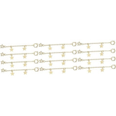 FRCOLOR 12 Stk Nagelzubehör Selber Machen Nageldekorationen Mit Sternen Diamant-anhänger Nagelkette Aus Metall Nägel Dekoration Frauen Quaste Dekorative Kette Legierung 3d