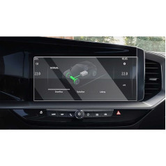 CDEFG Suderinama su Opel Astra L Grandland Mokka B Mokka-e 2022-2024 navigacijos ekrano apsauga 10 colių grūdinto stiklo 9H atspari įbrėžimams GPS skaidri ekrano apsauga Automobilių navigacijos plėvelė