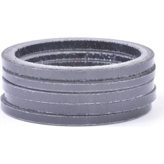 Wheels Manufacturing HD0001 Tarpinė galvūgalio galvūgalio rinklei iš blizgios anglies, 3,8 cm x 2,5 mm, 5 vnt.