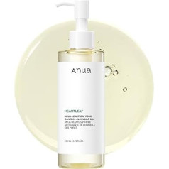 ANUA Heartleaf Pore Control Cleansing Oil, švelnus veido valiklis nuo juodų taškelių ir makiažo, valantis poras, korėjietiška odos priežiūra, Pore Control Cleansing Oil, originalus, 200 ml