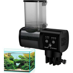 Automatinis 500 ml talpos akvariumo maisto dozatorius, reguliuojamas laikmatis, šėrimo reikmenys kasdieniam naudojimui, tvenkiniams ir namams, patogus kelionėms, skirtas pradedantiesiems entuziastams