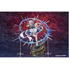 Emon Toys Touhou projekto statulėlė PVC 1/7 Izayoi Sakuya Teddy iliustracija 32 cm