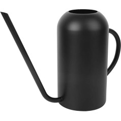 1,5 l talpos laistytuvas su ilgu snapeliu, nerūdijantis plienas, retro stiliaus, ilgas sukuliantų laistymo indas kambariniams augalams, sodui, kiemui, juodas
