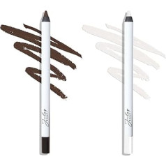 Julep When Pencil Met Gel Eyeliner Duo, langlebig, wasserdicht, Braun und Weiß