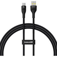 Blykstės kabelis 2 usb-usb c 100w 1m (juodas)