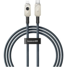 Nelūžtantis usb c-ip 20w kabelis 1m (baltas)