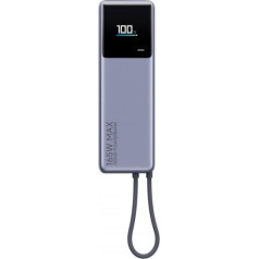 Powerbank 165w 10000mah su integruotu kabeliu