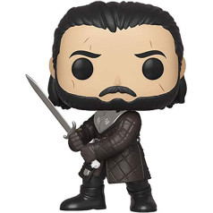 Funko Pop! Vinyl: TV: Sostų žaidimas: Jonas Sniegas - vinilinė kolekcinė figūrėlė - dovanų idėja - oficiali atributika - žaislas vaikams ir suaugusiems - TV gerbėjams - kolekcionavimo ir eksponavimo figūrėlė