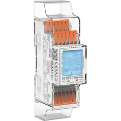 Energijos skaitiklis (MID); skirtas prijungti prie keitiklio; 1 A/5 A; 3x230/400 V; 50 Hz; Modbus® ir M-Bus; 2 x S0 sąsaja; 2PU CT