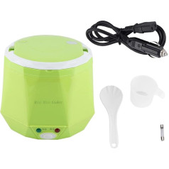 1,6 litro sunkvežimių ryžių virimo aparatas, nešiojamasis garintuvas, nešiojamasis ryžių virimo aparatas, 24 V, 140 W, elektrinis maisto garintuvas, karšti ryžiai bet kada sunkvežimių vairuotojams