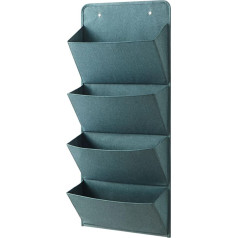 XXHNBF Hängende Aufbewahrungstasche, Tür-Wand-Aufbewahrungstasche, Faltbarer Wand-Organizer mit 4 Schichten Oxford-Stoff, Wand-Aufbewahrungstasche for Schlafzimmer, Büro