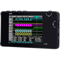 Fangxuee LA104 kišeninio dydžio rankinis loginis analizatorius SPI I2C UART 100Msa/S maksimalus mėginių ėmimo dažnis