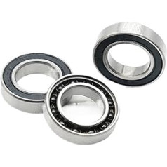 SBPVBBVJQ 6801-2RS nerūdijančio plieno guolis 12 * 21 * 5 mm (1 vnt.) ABEC-7 6801 RS Dviračių stebulės priekinės galinės stebulės ratas 12 21 5 Keraminiai rutuliukų guoliai