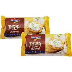Neukircher Original Rusks (2 x 100 g) Sotūs ir traškūs, lengvai virškinami, sodraus skonio, pilnaviduriai, 2 vnt.