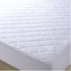 Linen Home Dvigubo čiužinio apsauga 135 x 190 cm 40 cm gylio Premium mikropluošto čiužinio viršutinis sluoksnis kvėpuojantis hipoalerginis