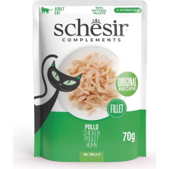 Agras Pet Foods Schesir suaugusiųjų vištienos filė 70g