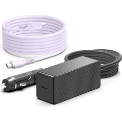 KFD 140 W USB C automobilinis įkroviklis PD 3.1 automobilinis įkroviklis, skirtas 