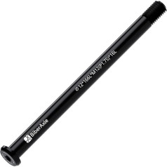 12 mm skersinės ašys dviračio šakėms ir galiniam dviračio rėmui, kalnų ir kelių dviračiams, aliuminio lydinio stebulės adapterio ašis, sriegio žingsnis: 1,75 mm, ilgis: 122 / 166 / 171 / 175 / 180 / 192 mm