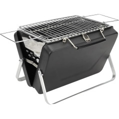 BBQ grilis, nešiojamasis sulankstomas su didelio kietumo medžio anglių kepsnine Camping Grill, skirtas lauko stovyklavimui
