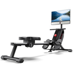 YESOUL R1 Plus irklavimo treniruoklis namams - 21,5 colio FHD ekranas su 360° pasukimu, magnetinis pasipriešinimas, ergonomiška sėdynė, sulankstomas, tylus dizainas, 100 pasipriešinimo lygių