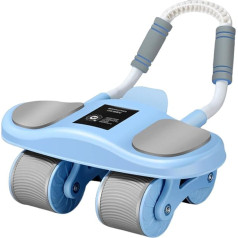 AB Wheel - AB ritinėlis moterims | AB ritinėlių rinkinys | AB Wheel treniruočių ritinėlis | Pagrindinė treniruoklių įranga | Automatinis atšokimo dizainas pilvo fitnesui, namų aksesuarai, treniruokliai
