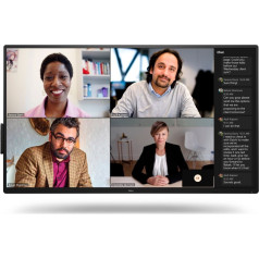 Monitorius 54,6 colių p5525qc ips 4k uhd/16:9/hdmi/dp/usb-c/rs232/usb/rj45/garsiakalbiai/3y