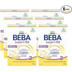 Nestlé BEBA expert HA 2 Hidrolizuotas mišinys po 6 mėnesių, 6 vnt. (6 x 550 g)