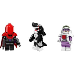 LEGO Orka, Raudonasis gaublys, Skaičiuotuvas Minifigūrėlės Betmeno figūrėlės