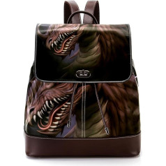 Dragon Cool Black Personalised School Bags Book Bags for Teenagers, Multicoloured, 27x12.3x32cm, kuprinės kuprinės