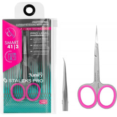 STALEKS PRO by Natury Nails Profesionalūs odelės žirklės 25 mm Ergonomiški žiedai Nerūdijančio plieno Smart SS-41/3