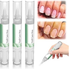 Nagų priežiūros rašiklis, 2025 Neuestes Nagelpilz Stift Nagelpflegestift, Routine Nagelreparatur Stift für Maniküre, Pediküre und zur Förderung des Nagelwachstums (3PC)
