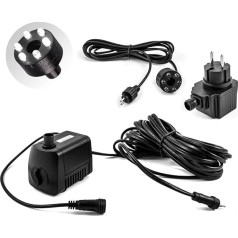 CLGarden SP1 fontano siurblys 12 V su 1 x LED žiediniu apšvietimu