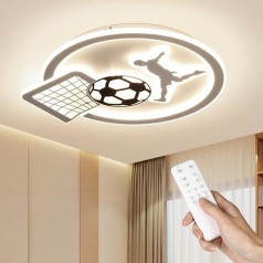 OTREN lubų šviestuvas LED Dimmable 40 cm lubų šviestuvas Vaikų kambario šviestuvas Lubų futbolo kamuolys su nuotolinio valdymo pulteliu 3000 K - 6500 K, skirtas svetainei, kūdikių kambariui, miegamajam