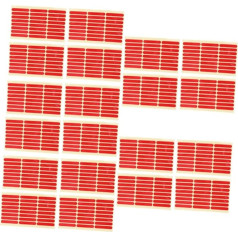 5 rinkiniai Doppelseitiges Klebeband Für Nageldisplays Selbstklebendes Nageldisplayband Für Nagelzubehör 4 Blätter * 5