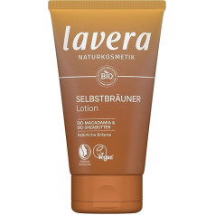 lavera savaiminio įdegio losjonas kūnui - natūralus ir tolygus įdegis - drėkinantis - veganiškas - natūrali kosmetika - 125 ml