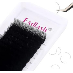 Individualus klasikinis 1:1 blakstienų priauginimas 0,05 mm C garbanojimo mišinys 15-20 mm blakstienos Profesionalus klasikinis individualus blakstienų priauginimas Juoda Natūrali